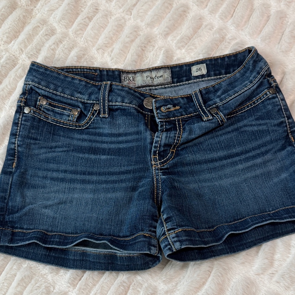 BKE Dark Wash Denim Shorts